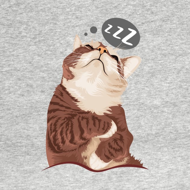 Sleepy cat by D3monic